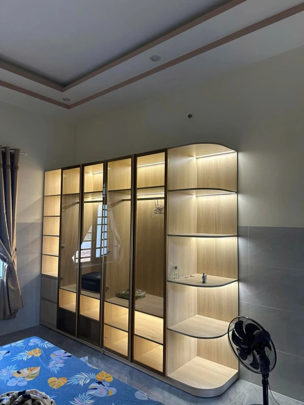 Tủ Quần Áo Cánh kính Đóng Theo Yêu Cầu