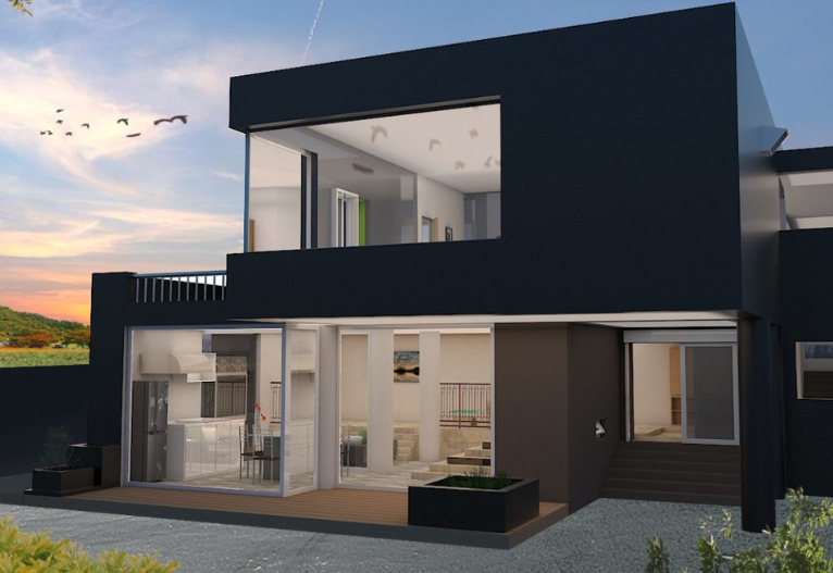 Nhà Lắp Ghép Hiện Đại NLH02