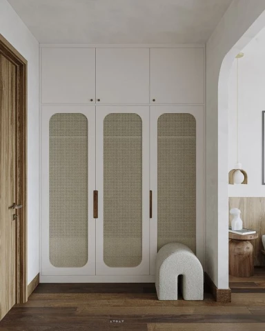 Tủ quần áo cánh mây tính mét vuông