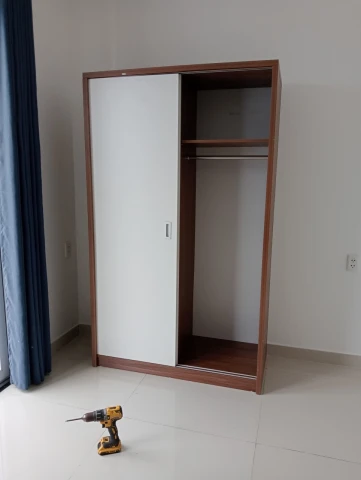 Tủ quần áo gỗ MDF 2 cánh Lùa ( ta2cl )