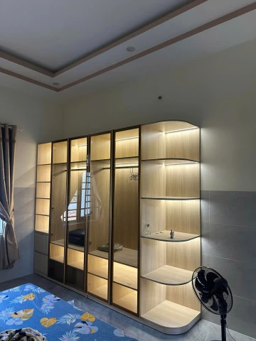 Tủ quần áo cánh kính đóng theo yêu cầu ( TACK 19 ) TL005