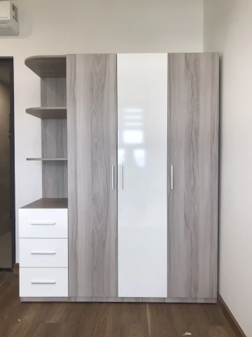 Tủ quần áo 3 cánh 1 kệ (gmdf1-1)