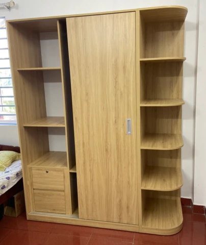 Tủ quần áo gỗ Mdf phối cánh
