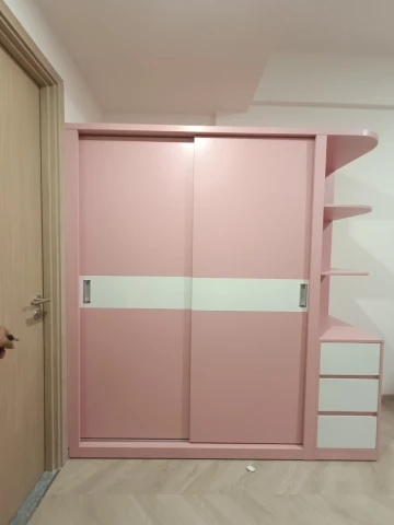 Tủ áo cánh lùa màu hồng ( tmhcl )