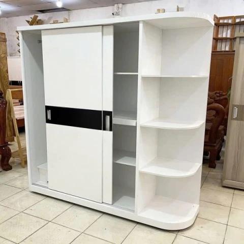 Tủ quần áo cánh lùa màu trắng (t-tlb-x)