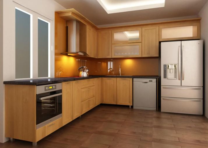 Tủ Bếp Chữ L TBL09