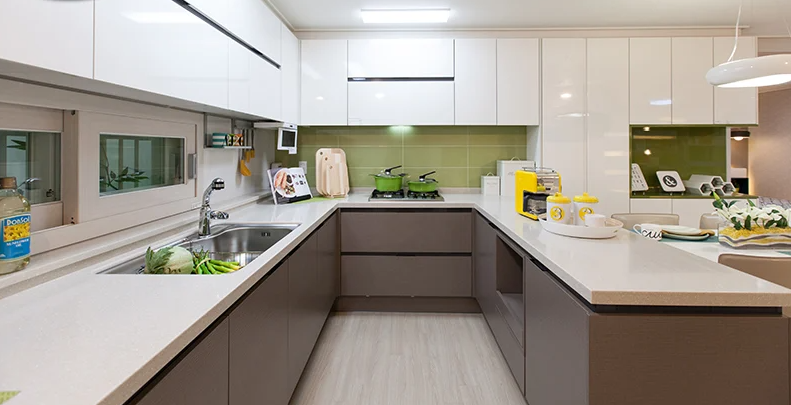 Tủ Bếp Chữ U TBU08